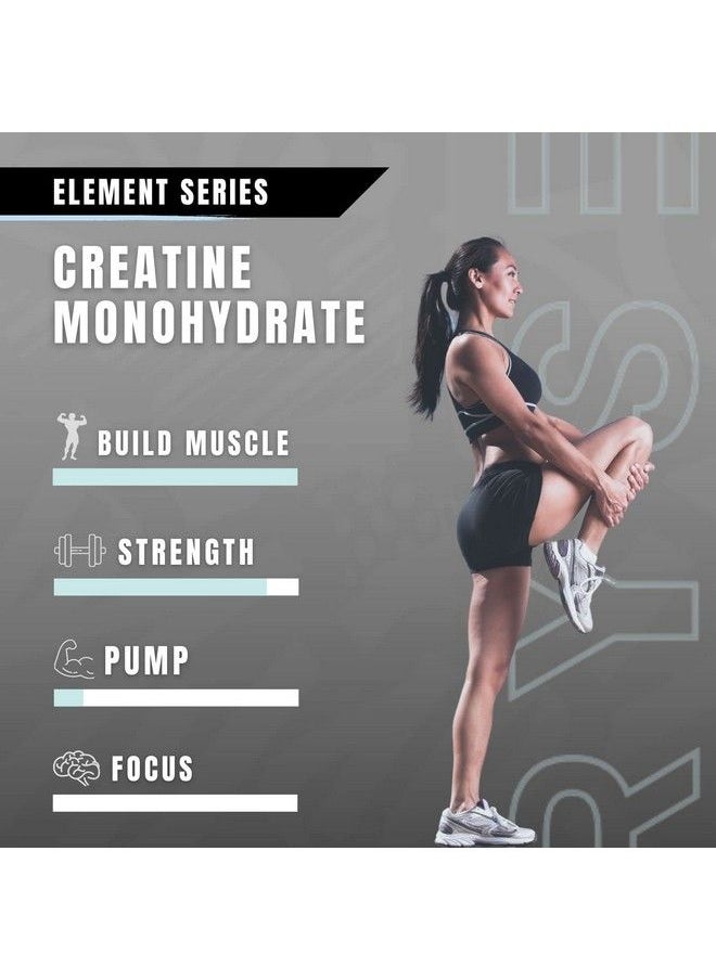 RYSE Up Supplements - Ryse Element Series Creatine Monohydrate ; Increase Lean Muscle Mass ; Improve Strength & Power ; Reduce Fatigue ; Perform Better ; 60 Servings - Image 1