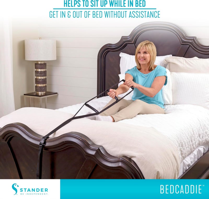 Stander BedCaddie - Adjustable Bed Ladder with Ergonomic Handles for Easy Mobility - Image 2
