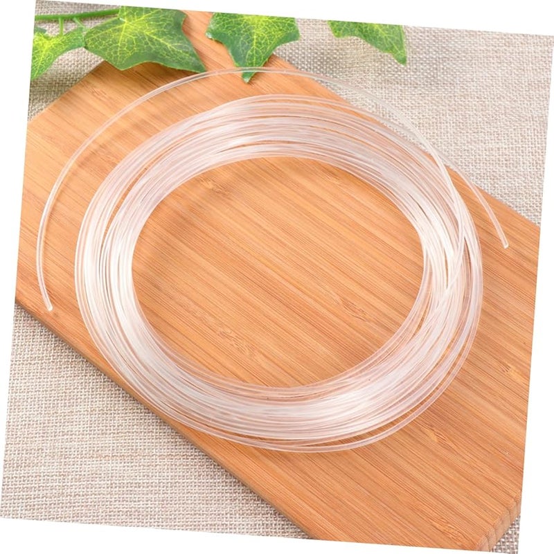 PartyKindom 5 متر خيوط شفافة للقلم ثلاثي الأبعاد معاد تعبئتها، انكماش منخفض، متوافقة مع الطابعات القياسية - Image 4