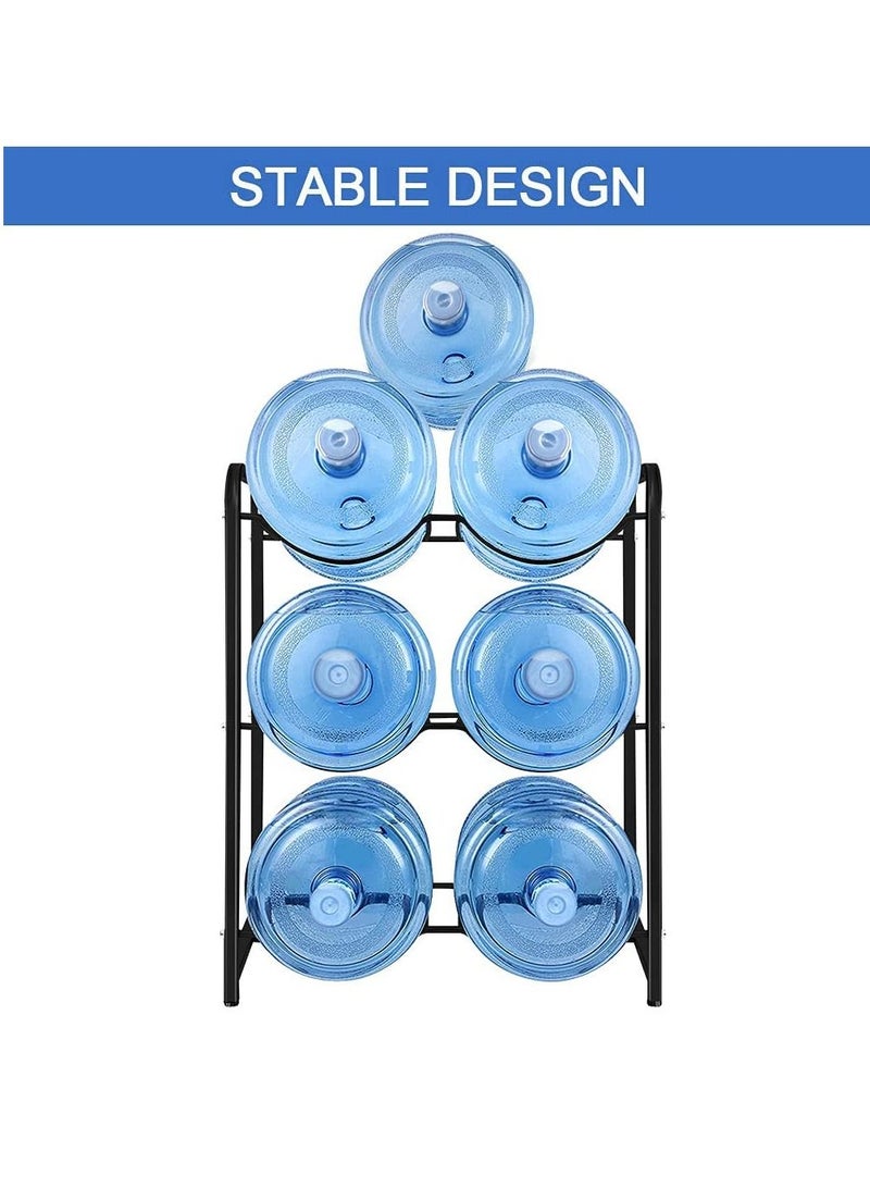 DubaiGallery حامل زجاجات الماء المعدنية بـ 6 أقسام - Image 2