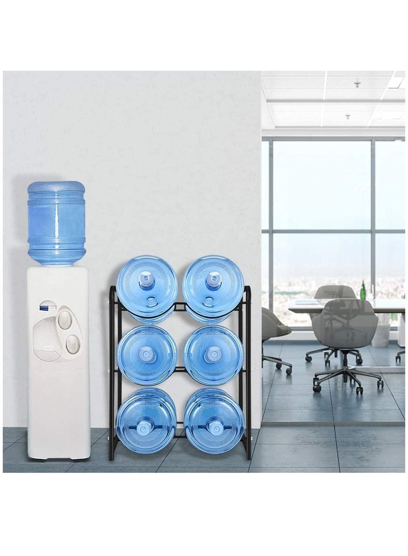 DubaiGallery حامل زجاجات الماء المعدنية بـ 6 أقسام - Image 1