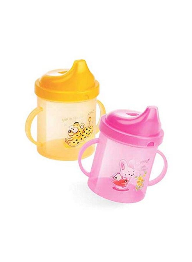 Joyful Hello Baby Plastic Sipper Cup With Double Handle (Colour May Vary 300 Ml) - Image 2
