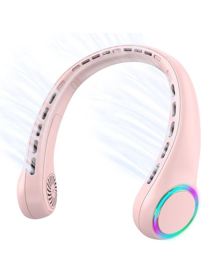 Nariele New USB Silent Strap Lantern Leaveless Hanging Neck Fan