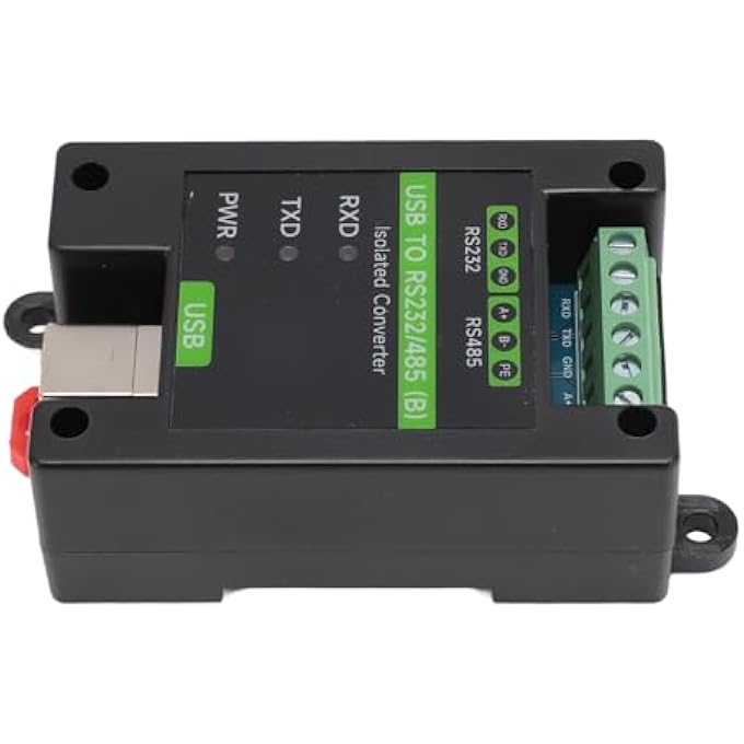 rayihni USB CONVERTER, USB TO RS232 RS485 ADAPTER WITH FT232RNL CHIP AND 3 LED INDICATOR, INDUSTRIAL GRADE ISOLATED SERIAL CONVERTER FOR WINDOWS OS X ANDROID - Image 3