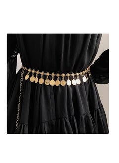 Generic Versatile Decoration Long Tassel Coin Retro Style Waist Chain  - Image 1