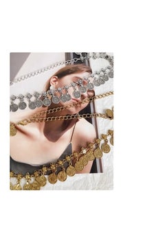 Generic Versatile Decoration Long Tassel Coin Retro Style Waist Chain  - Image 5