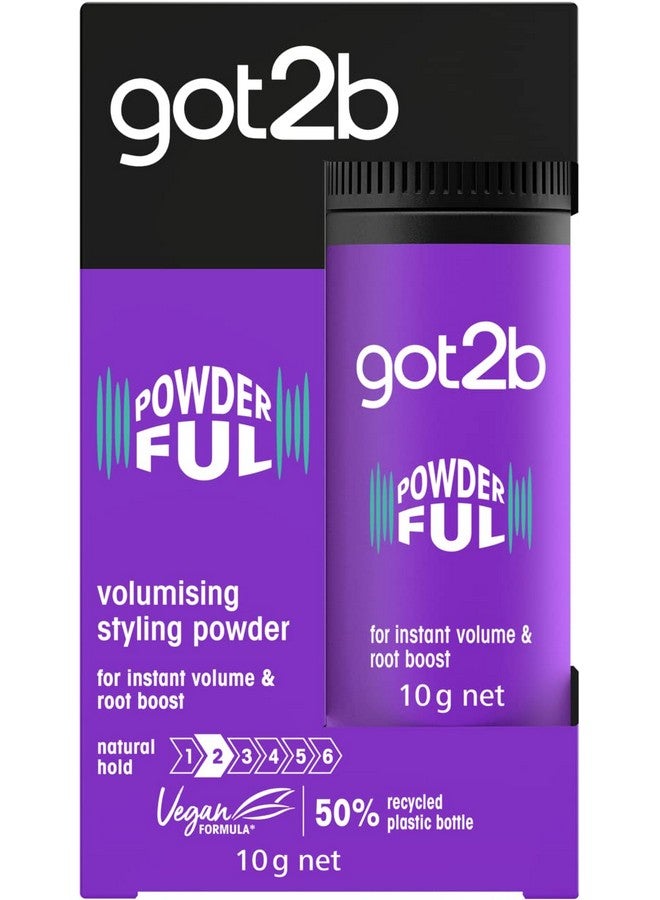 Got2b Schwarzkopf Powder'Ful Unisex Root Hair Styling Powder For Instant Volume And Root Boost Vegan 10G - Image 1