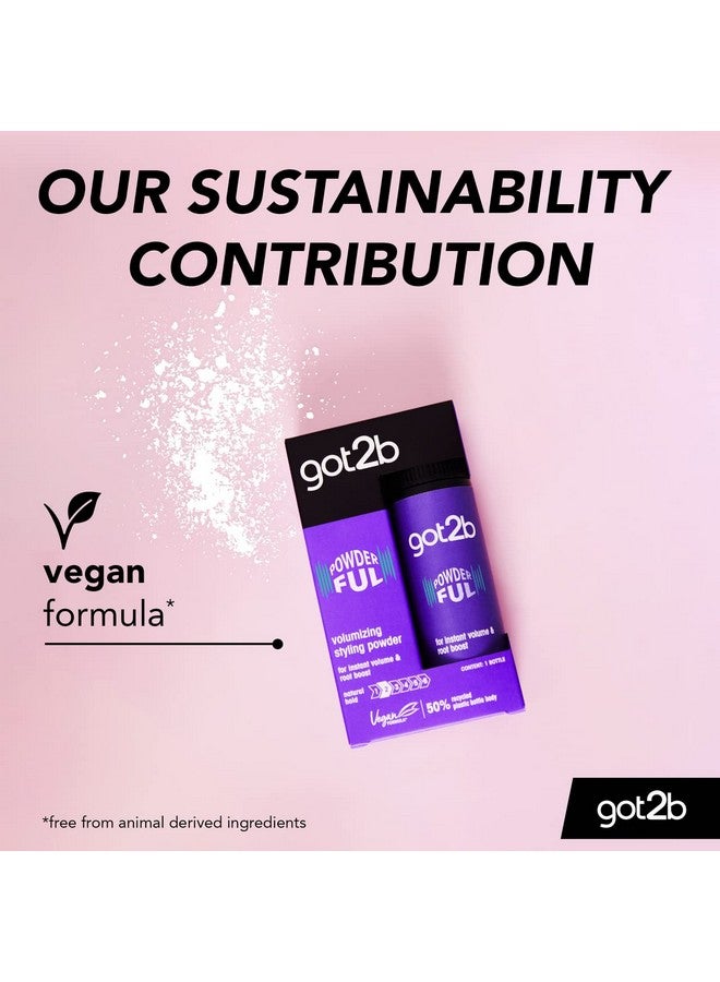 Got2b Schwarzkopf Powder'Ful Unisex Root Hair Styling Powder For Instant Volume And Root Boost Vegan 10G - Image 4