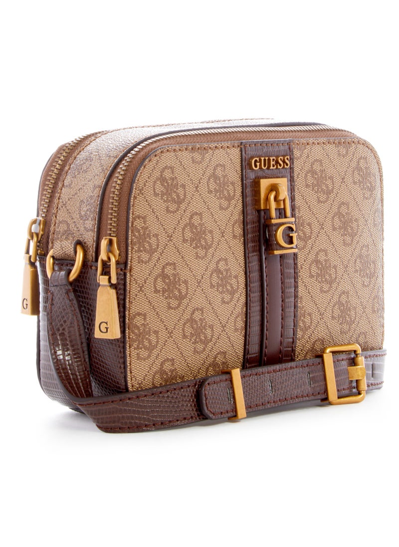 GUESS - Coal Logo Ginevra Crossbody Camera Bag - Image 1