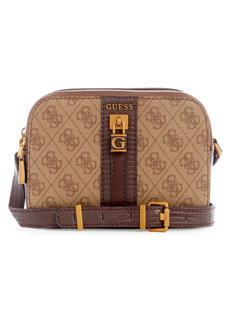 GUESS - Coal Logo Ginevra Crossbody Camera Bag - Image 1