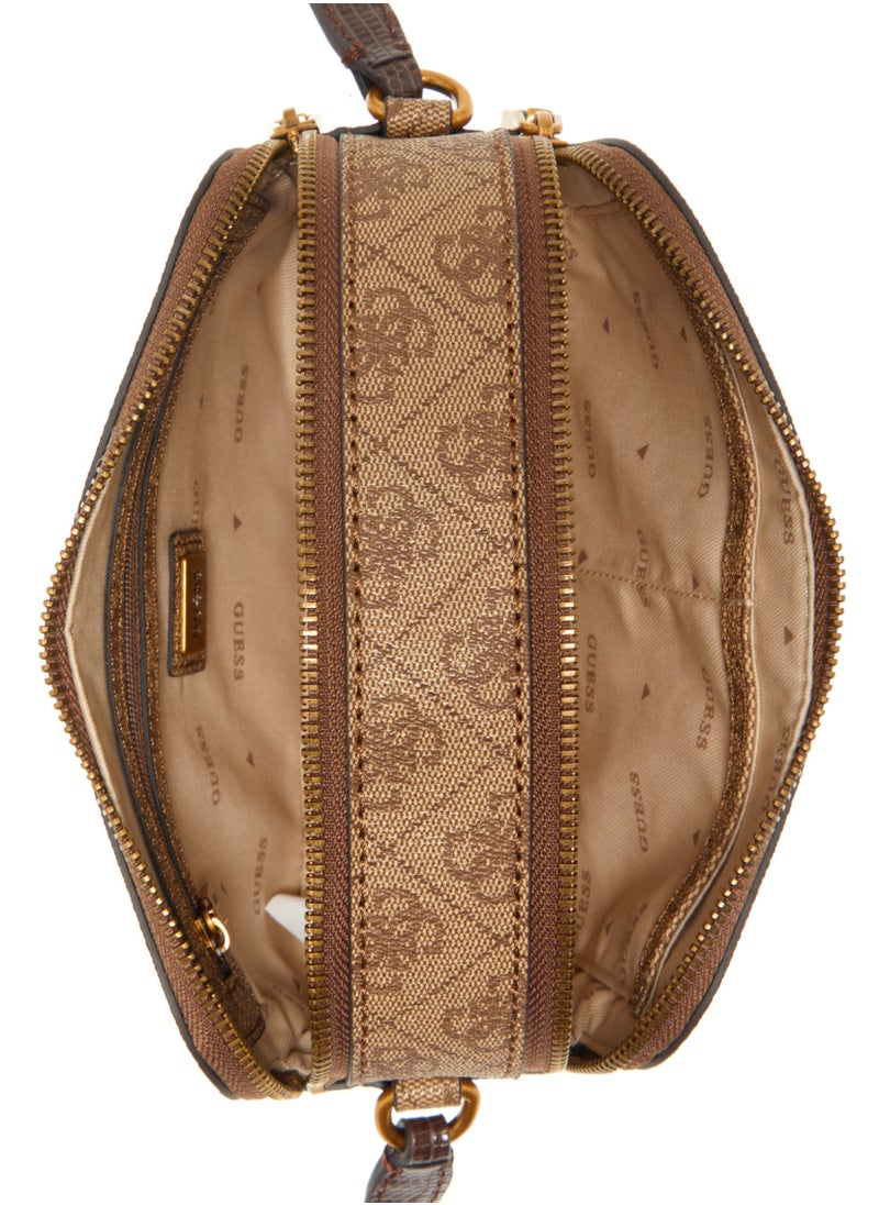 GUESS - Coal Logo Ginevra Crossbody Camera Bag - Image 1
