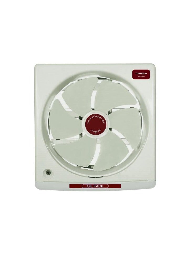 تورنيدو Kitchen Ventilating Fan 20 cm Oil Drawer Creamy TVH-20CM