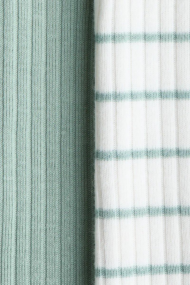 H&M 2-pack cotton sleepsuits