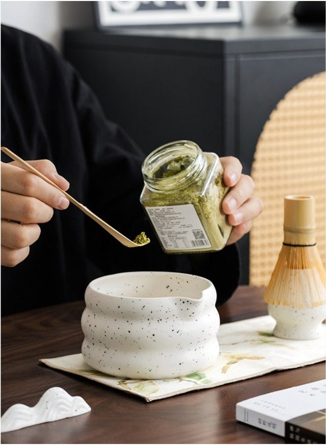 Bukela 7PCS Matcha Whisk Set Bamboo Matcha Tools for Stirring Matcha Tea Matcha Tea Tool Matcha Tea Set Traditional Tea Set - Image 3