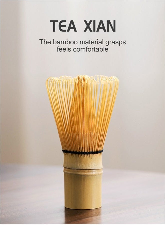 Bukela 7PCS Matcha Whisk Set Bamboo Matcha Tools for Stirring Matcha Tea Matcha Tea Tool Matcha Tea Set Traditional Tea Set - Image 5