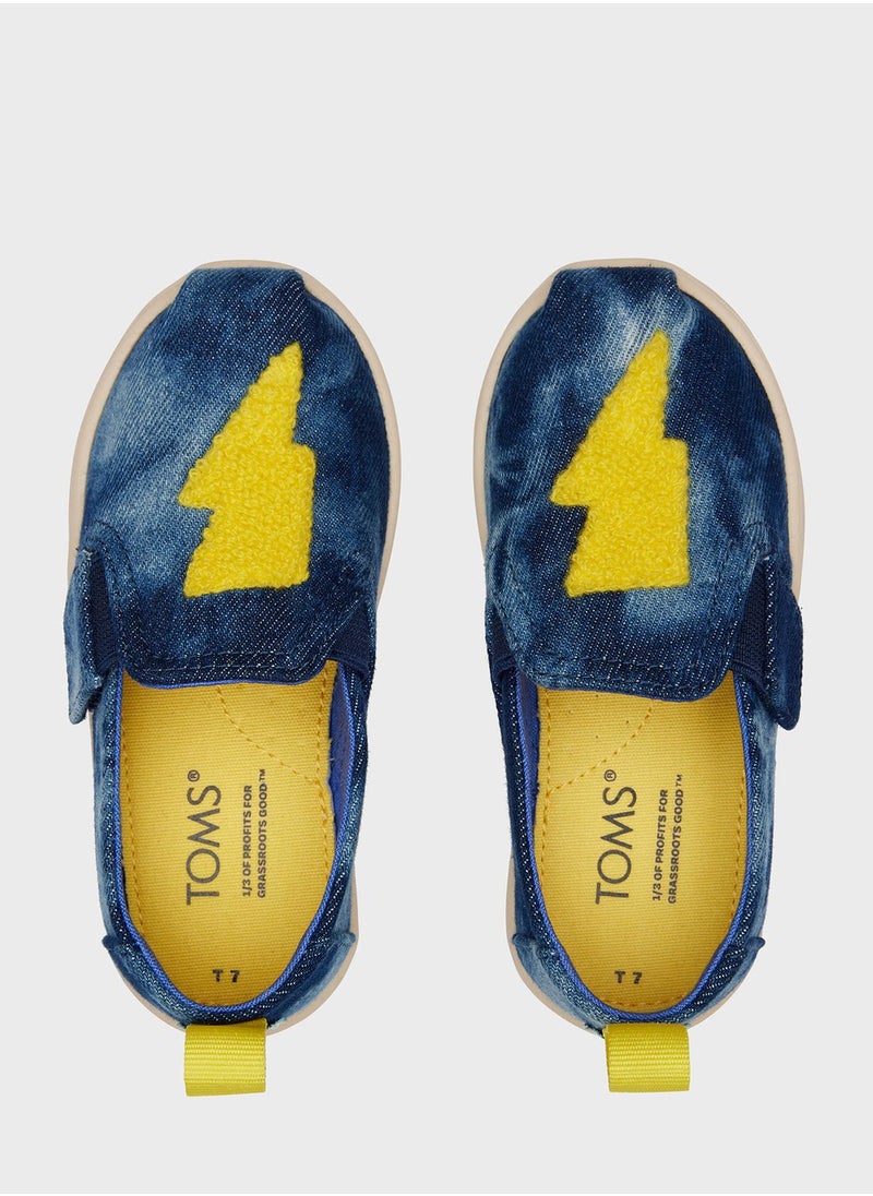 TOMS - Kids Alpargata Slip Ons Loafers - Image 1