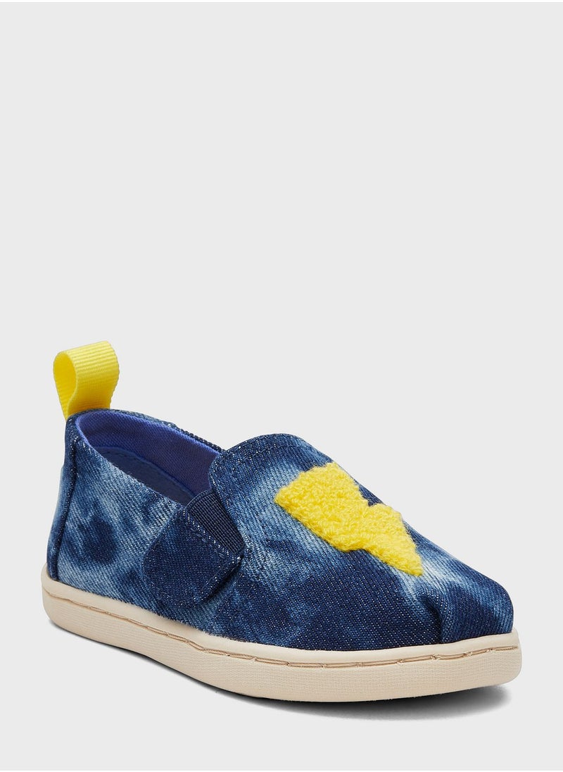 TOMS - Kids Alpargata Slip Ons Loafers - Image 1