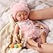 BABESIDE Silicone Baby Doll12 Inch Weight 33 Lb Reborn Baby Dolls Silicone Full Body Platinum Silicone Weighted Realistic Sleeping Newborn Lifelike Preemie Doll Gift for Collectors Kids Ages 3 - Image 2