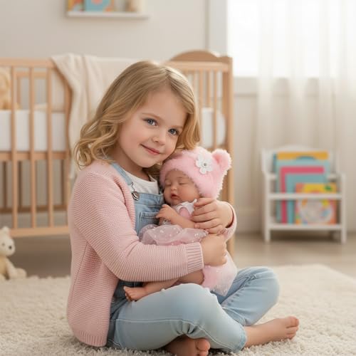 BABESIDE Silicone Baby Doll12 Inch Weight 33 Lb Reborn Baby Dolls Silicone Full Body Platinum Silicone Weighted Realistic Sleeping Newborn Lifelike Preemie Doll Gift for Collectors Kids Ages 3 - Image 5