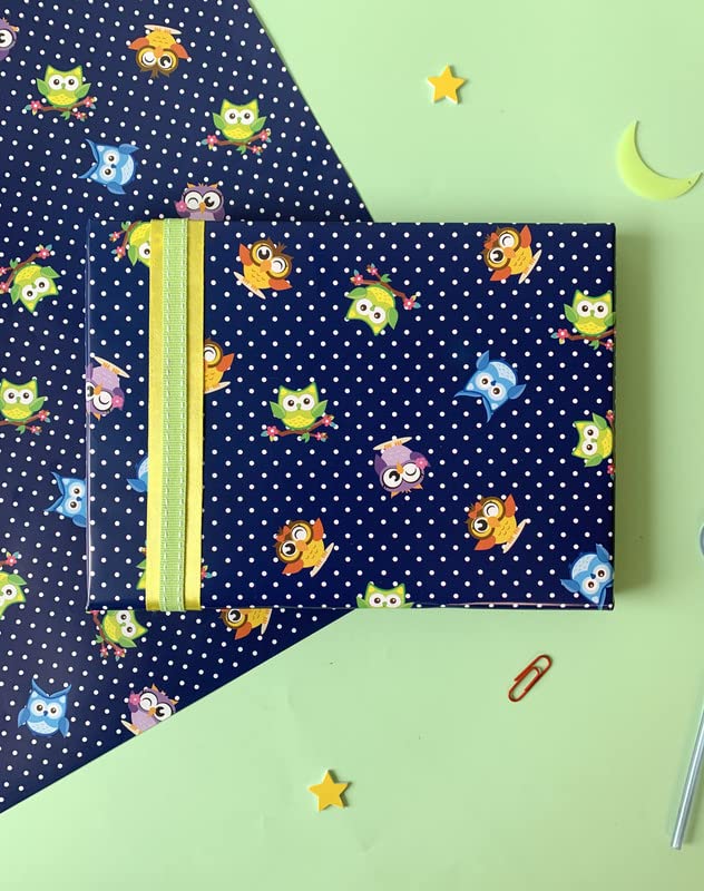 Dovetail Hootiful Kids Gift Wrapping Paper Pack of 6 Sheet - Image 1