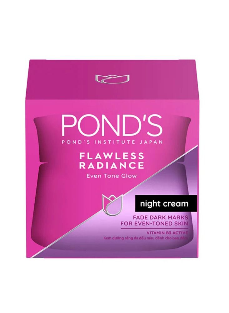 Pond's Flawless Radiance Even Tone Glow Night Cream With SPF 15 50gth SPF 15 50g - Image 2