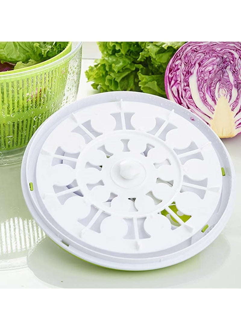 TIGER 5L Dryer Salad Spinner – Lettuce Spinner with Lid Lock & Rotary Handle, Quick Drying Vegetable Washer & Dryer, Faster Food Prep, Ideal for Greens, Fruits & Veggies – Convenient Kitchen Tool for Rotating & Draining.  - Image 3