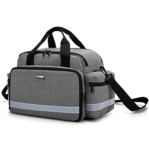 Trunab Home Health Nurse Bag Medical Bag Organizer with Handle and Shoulder Strap for Home Visit, Travel, Nursing Student - Image 1
