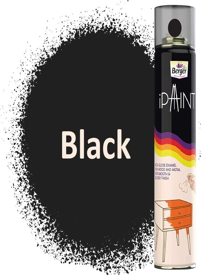 Berger F0031A0800000400 Enamel Paint , Black Gloss Finish 400ml - Image 2