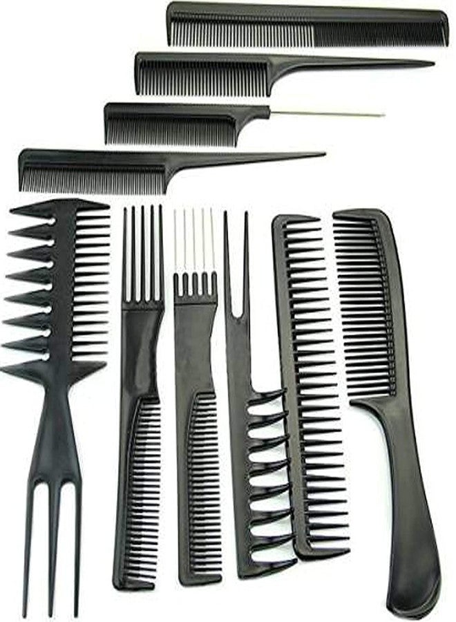 Bittern Hair Comb Set Hairdresser 10 Pcs Hair Comb Professional Styling Combs Set for Hair Stylers Barbers Salon Family for Men and Women, Set of 1 - Image 4