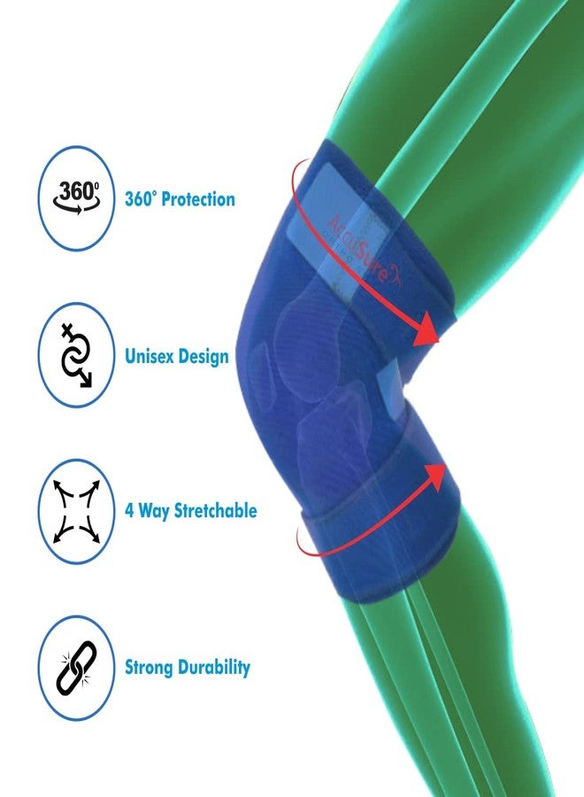 AccuSure دعامة الركبة AccuSure Close Patella المصنوعة من النيوبرين للرجال والنساء - Image 4