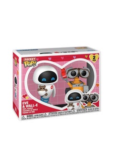 Funko Pocket Pop! Cartoon Animation: Disney Pixer - Valentines Wall-E & Eve 2-PACK - pzsku/Z9C4C2A6B8B6D721DB6F3Z/45/_/1740303508/96cbde5e-a7d4-4b04-bb3a-2be1a2f61985