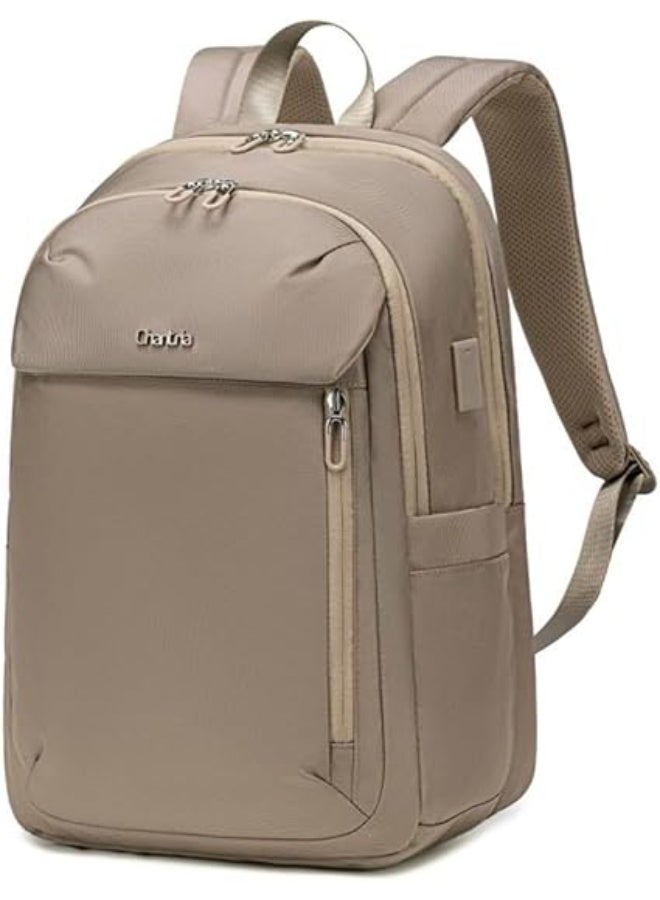Chantria Laptop Backpack for Women,15.6 Inch Work Business Backpacks with USB Port, Water-resistant Stylish Casual Daypack for Weekender Business Hiking Travel - Image 1