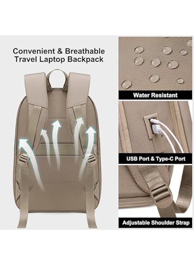 Chantria Laptop Backpack for Women,15.6 Inch Work Business Backpacks with USB Port, Water-resistant Stylish Casual Daypack for Weekender Business Hiking Travel - Image 3