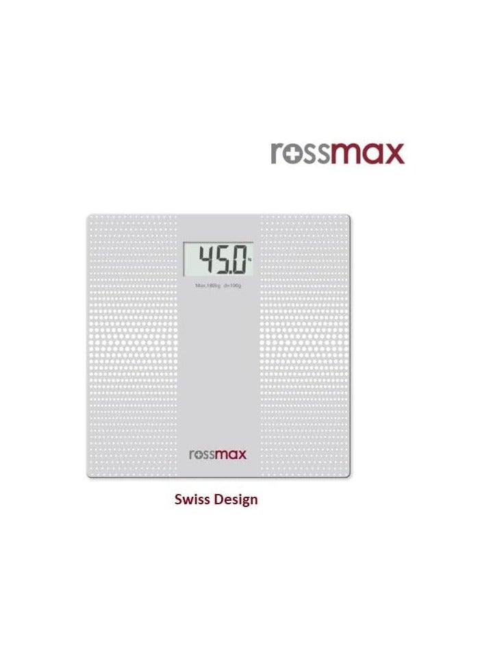 Rossmax WB101 Glass Personal Scale – Super Slim Electronic Body Weight Monitor for Accurate Daily Use - Image 2