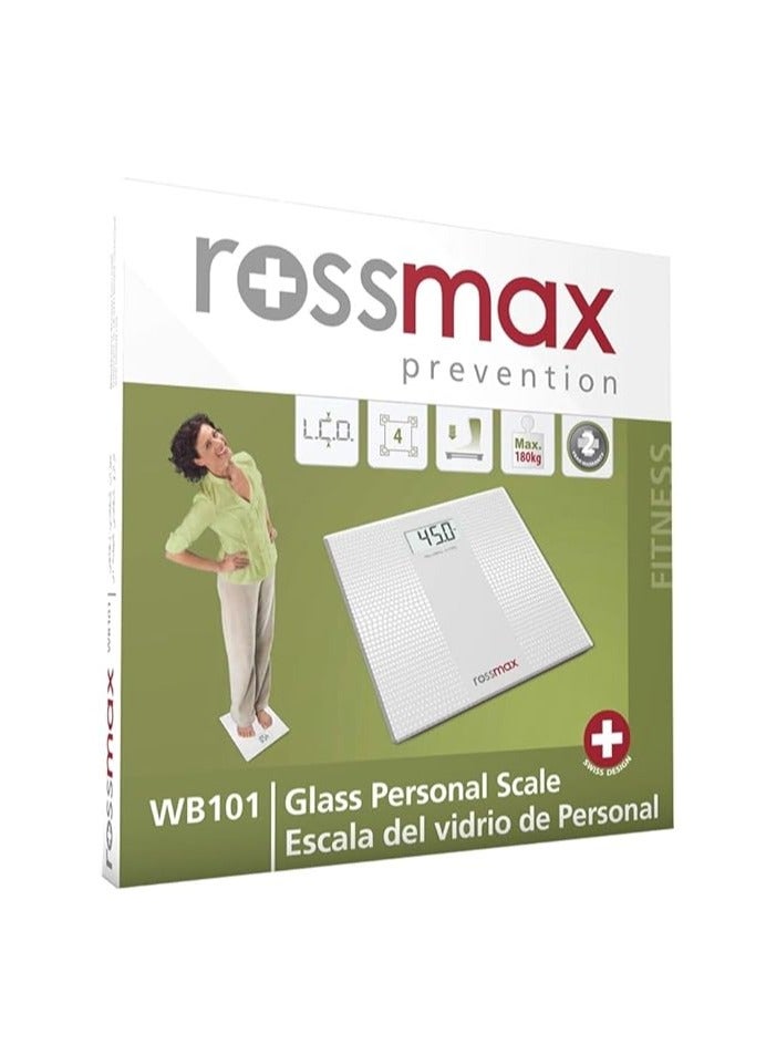 Rossmax WB101 Glass Personal Scale – Super Slim Electronic Body Weight Monitor for Accurate Daily Use - Image 3
