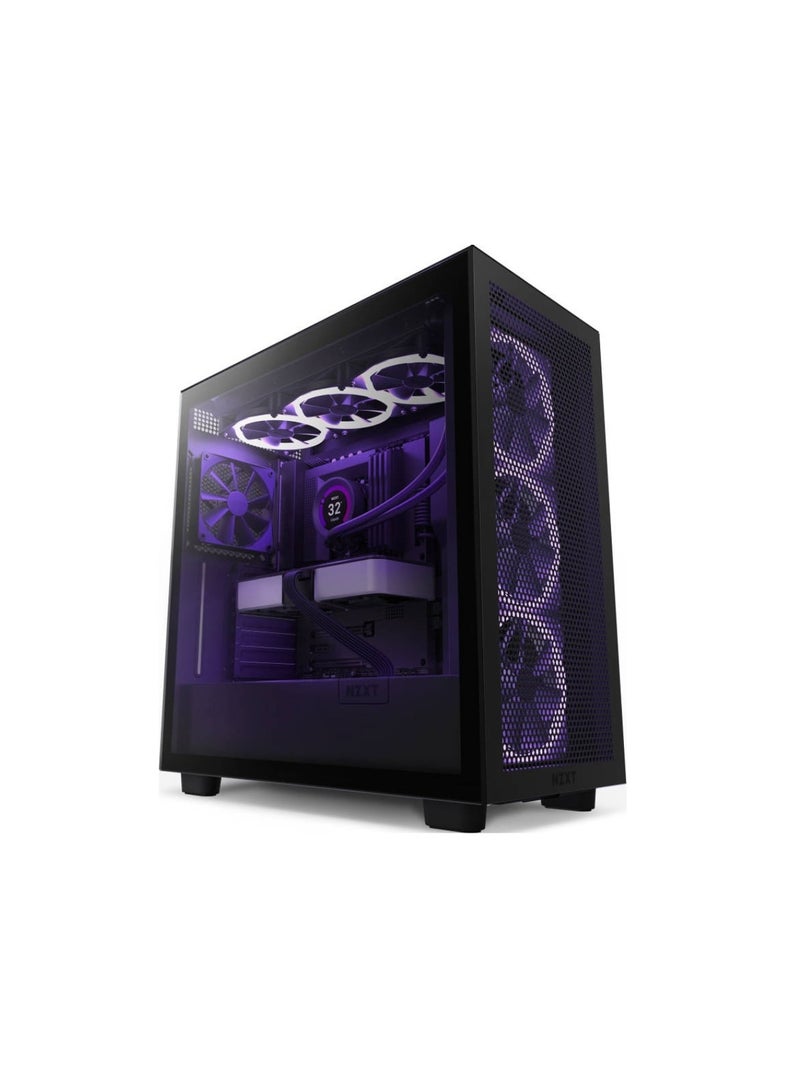 كمبيوتر الألعاب Saturn V1 (5900X، RX 6800، 2 تيرابايت HDD | NZXT H7 Flow Case