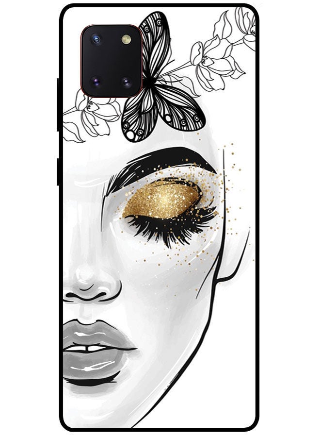 Protective Case Cover For Samsung Galaxy Note 10 Lite Smart Series Printed Protective Case Cover for Samsung Note 10 Lite Girl Face