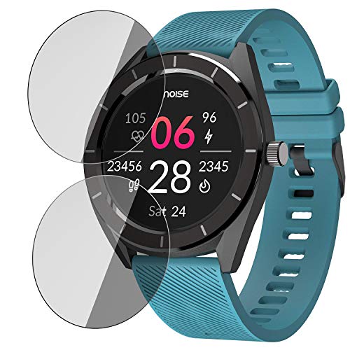 FCS Nano Fiber Glass Flexible Smart Watch Screen Protector for Noise NoiseFit Endure Smartwatch. (Clear, 2) - Image 1