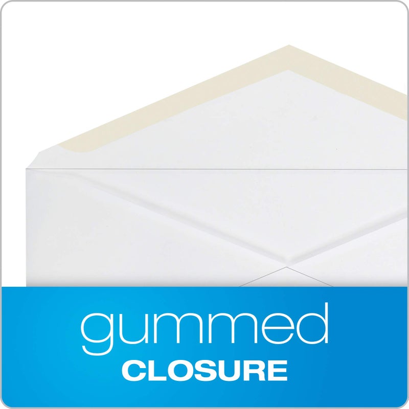 Columbian #10 Envelopes, Gummed Seal, Executive Business, 4-1/8 x 9-1/2 Inches, White, 500 Per Box (CO125) - Image 2