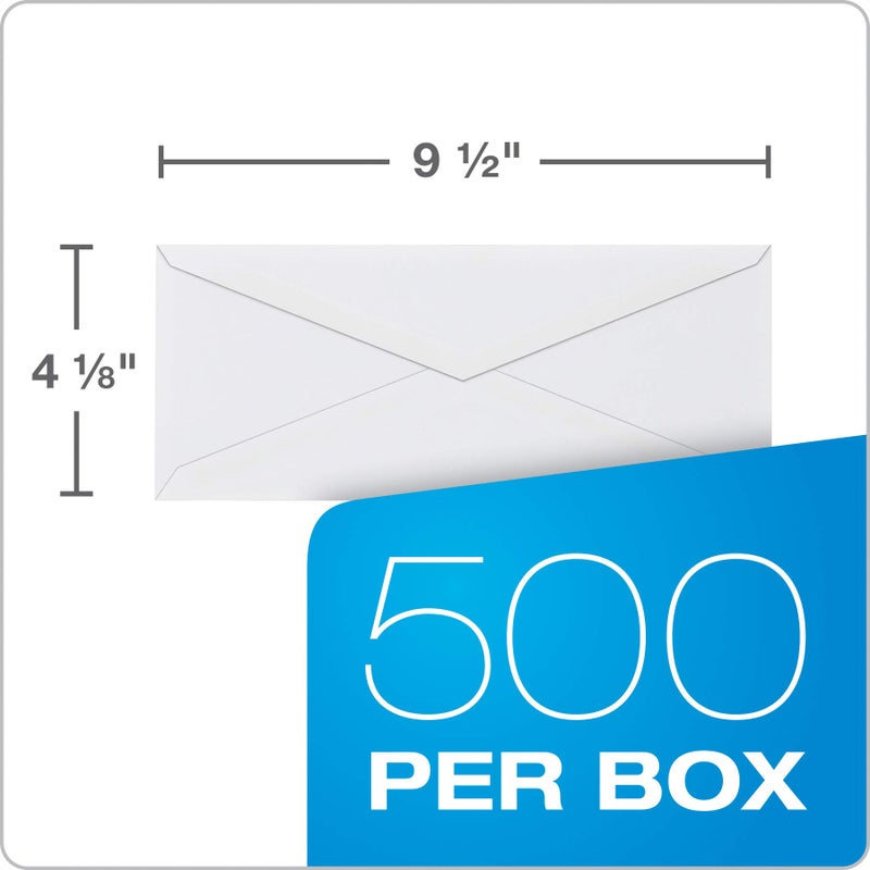 Columbian #10 Envelopes, Gummed Seal, Executive Business, 4-1/8 x 9-1/2 Inches, White, 500 Per Box (CO125) - Image 4