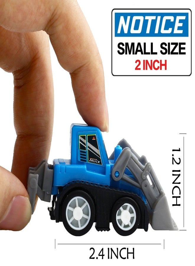 Yeonhatoys Yeonha Toys Pull Back Vehicles, 12 Pack Mini Assorted Construction Vehicles and Race Car Toy for Kids and Toddlers - Image 2