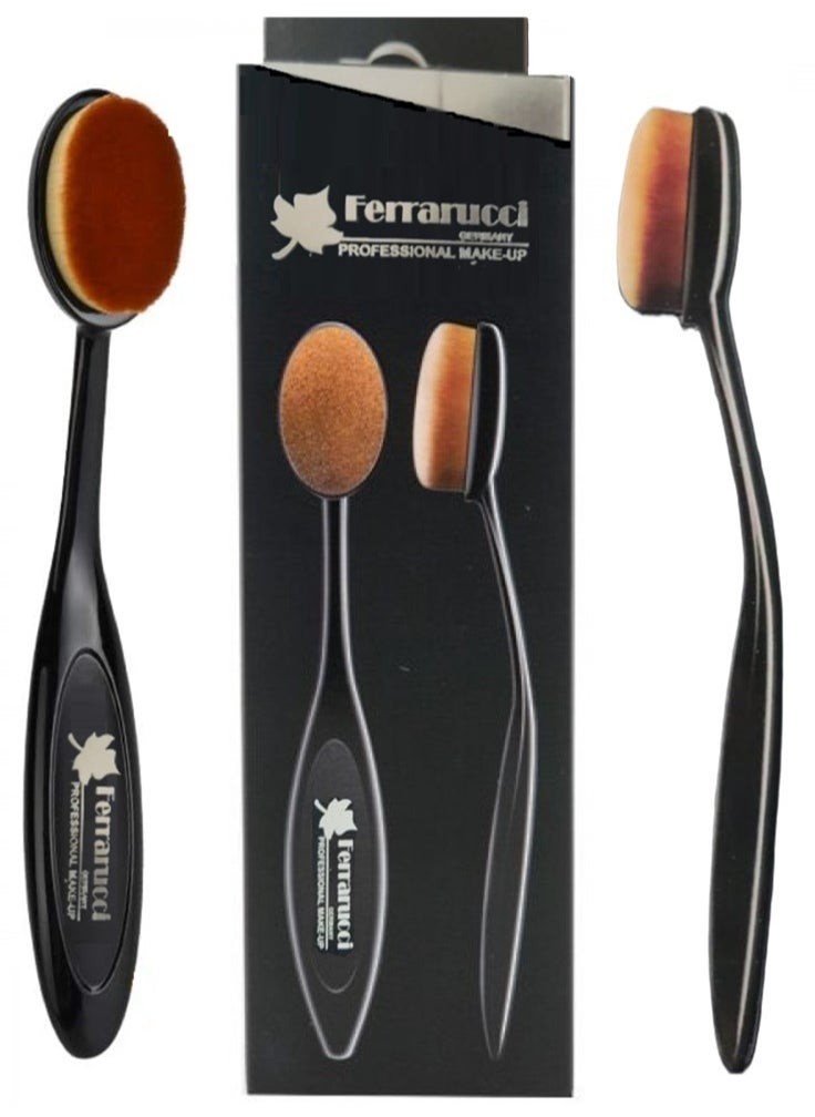 Ferrarucci Ferrarucci Professional Foundation Blending Brush for Distributing Foundation, Eye Shadow, Blush, Powder and Concealer  - Image 1