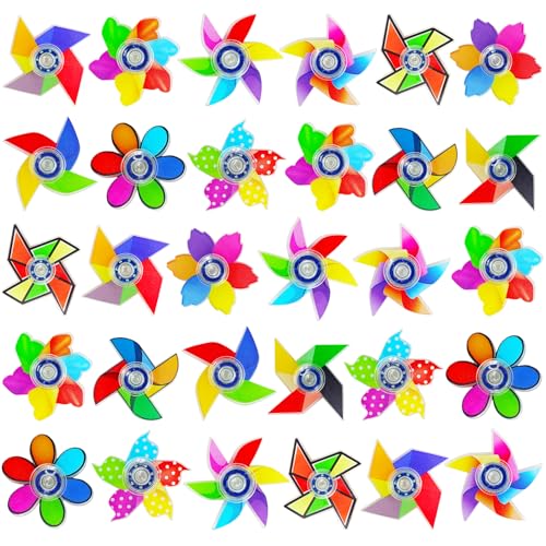 Riferg 30PCS Mini Fidget Spinner Toys Fidget Spinners Bulk Stress Relief Sensory Toys for Kids Adults Party Favors Gifts for Kids Teens Treasure Box Toys Classroom Prizes - Image 1