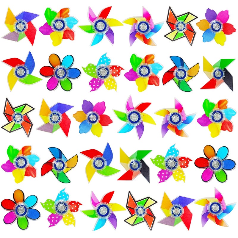 Riferg 30PCS Mini Fidget Spinner Toys Fidget Spinners Bulk Stress Relief Sensory Toys for Kids Adults Party Favors Gifts for Kids Teens Treasure Box Toys Classroom Prizes - Image 3
