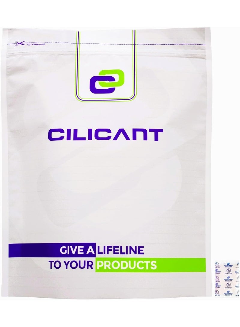 CILICAnT أكياس سيليكا جل برتقالية 5 جرام (200 قطعة) من سيليكا جل، مزيلات الرطوبة، أكياس سيليكا جل مؤشرة لامتصاص الرطوبة (5 جرام × 200 قطعة = 1 كجم) - Image 1