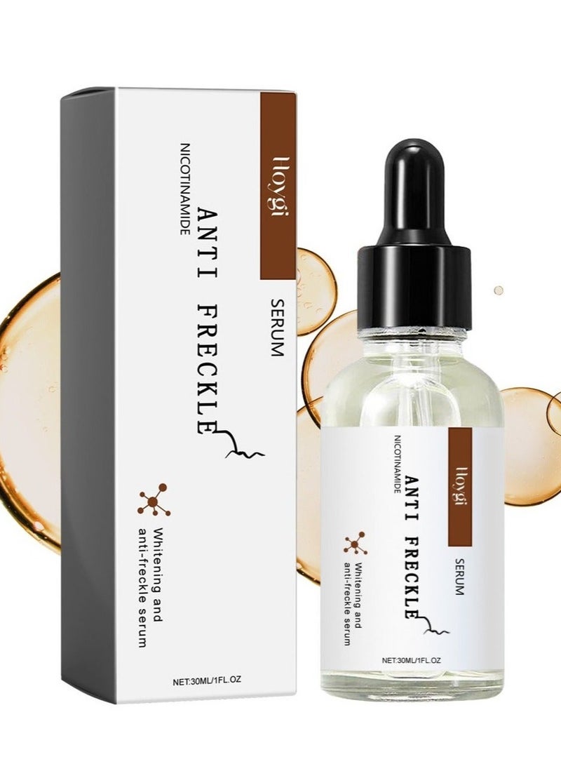 Hoygi Niacinamide Anti-Freckle Spot Correcting Serum – Dark Spot & Freckle Fading, Hydrating Brightening Essence, Evens Skin Tone, Reduces Hyperpigmentation & Rejuvenates Skin for Radiant Glow - Image 1