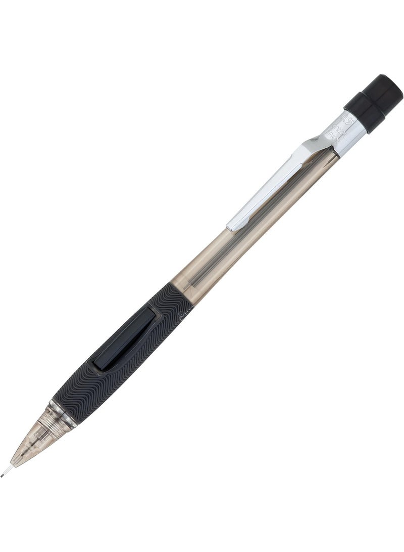 Pentel أقلام رصاص أوتوماتيكية من بنتل® كويكر كليكر™، 0.5 مم، برميل دخاني، عبوة من 2 قلم - Image 3