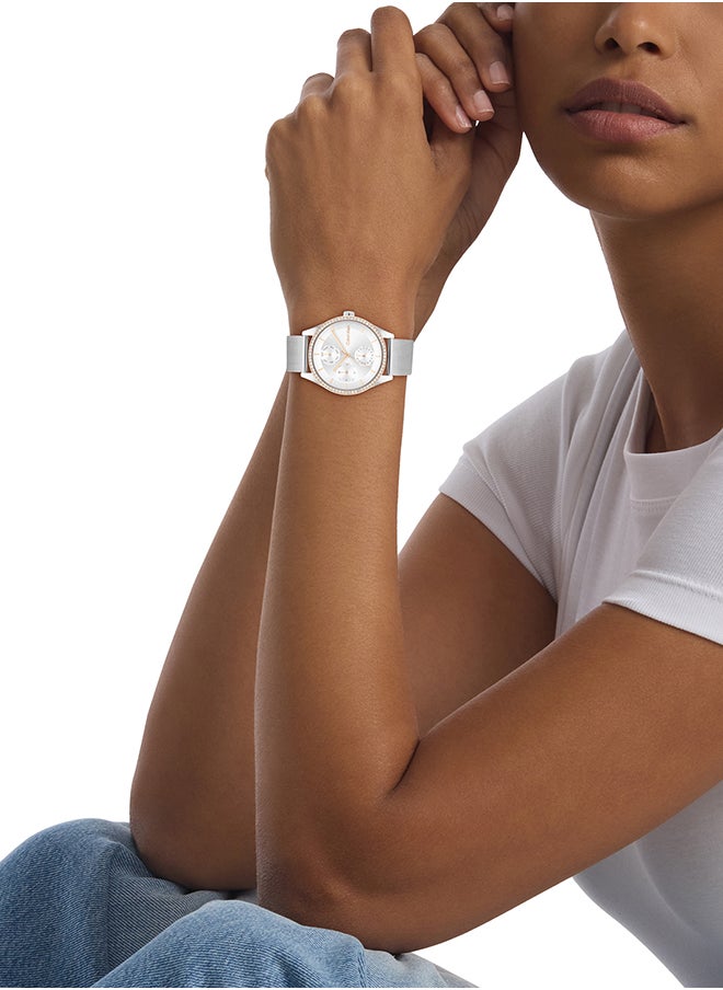 CALVIN KLEIN Women's Analog Round Shape Stainless Steel Wrist Watch 25100010 - 38 Mm  - Image 1