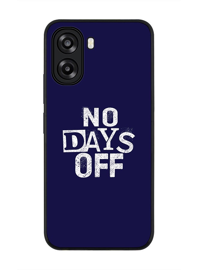 Stylizedd For Oppo A6t 5G / A6t 4G Case,Slim fit Camera Protection, Shockproof Thin Phone cover  - No days off - Image 1