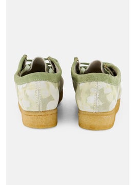 clarks Women Wallabee Standard Fit Lace Up Casual Shoes, Green  - Image 3